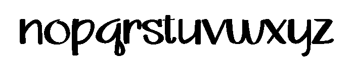 PN Laughlines Expanded Font LOWERCASE