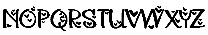PN Laughlines Love Expanded Font UPPERCASE