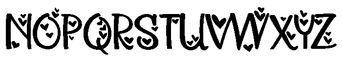 PN Laughlines Love Font UPPERCASE