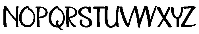 PN Laughlines Font UPPERCASE