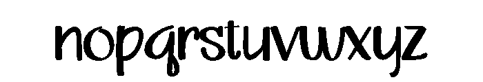 PN Laughlines Font LOWERCASE