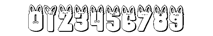 PN Le Monstre 3D Font OTHER CHARS