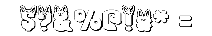 PN Le Monstre 3D Font OTHER CHARS