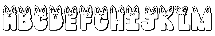 PN Le Monstre 3D Font UPPERCASE