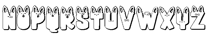 PN Le Monstre 3D Font UPPERCASE