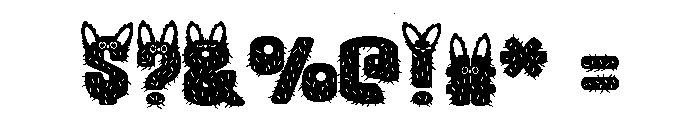 PN Le Monstre Furry Furry Too Font OTHER CHARS