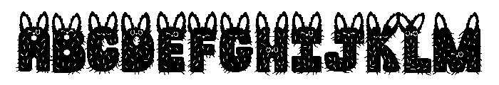 PN Le Monstre Furry Furry Too FONT
