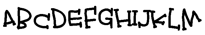 PN Little Tikes Bold Font UPPERCASE