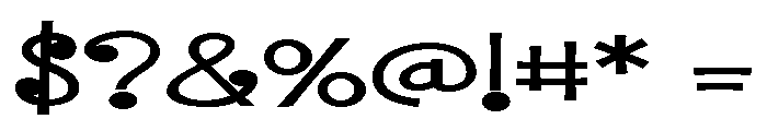 PN Lollipop Shop Expanded Font OTHER CHARS
