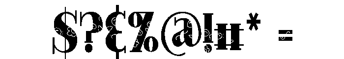 PN Longfellow Lace Font OTHER CHARS
