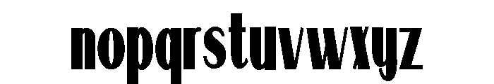 PN Longmire Condensed Bold Font LOWERCASE