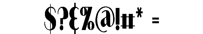 PN Longmire Condensed Font OTHER CHARS