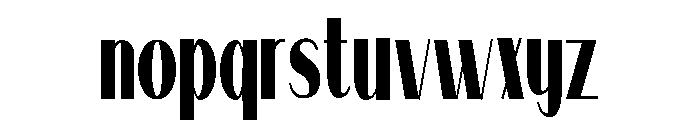 PN Longmire Condensed Font LOWERCASE