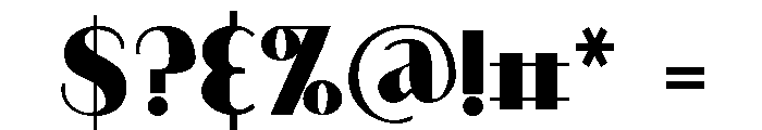 PN Longmire Liberty Expanded Font OTHER CHARS