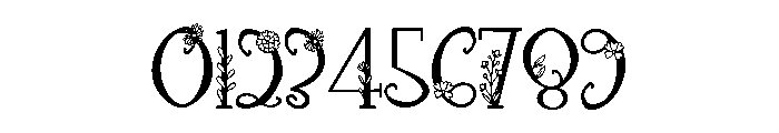 PN Loquacious Blooms Font OTHER CHARS