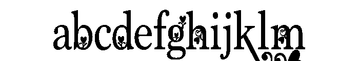 PN Love Flourish Condensed FONT