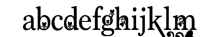 PN Love Flourish Semi-condensed FONT