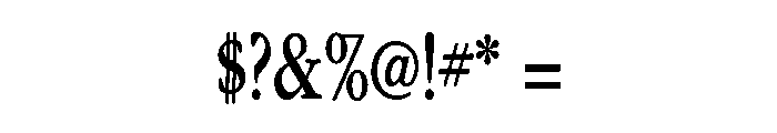 PN Macabre Millionaire Condensed Font OTHER CHARS