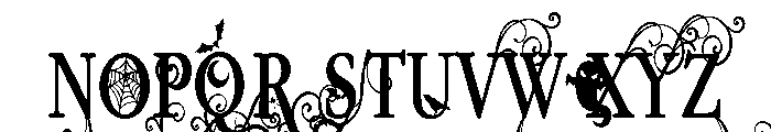 PN Macabre Millionaire Condensed Font UPPERCASE
