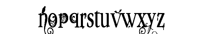 PN Macabre Millionaire Condensed Font LOWERCASE