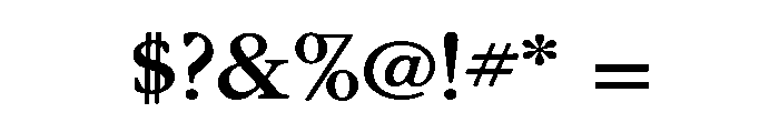PN Macabre Millionaire Expanded Font OTHER CHARS