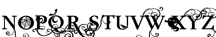 PN Macabre Millionaire Expanded Font UPPERCASE