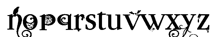 PN Macabre Millionaire Expanded Font LOWERCASE