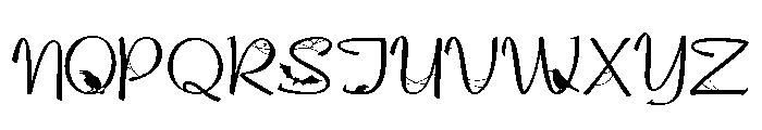 PN Macabre Millionaire Script Expanded Font UPPERCASE