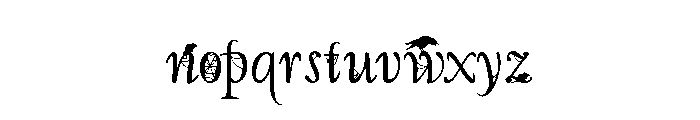 PN Macabre Millionaire Script Font LOWERCASE