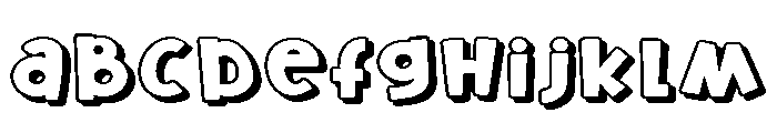 PN Maple Doughnuts 3d Expanded FONT