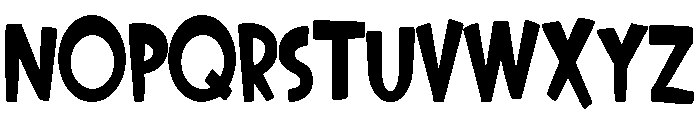 PN Maple Doughnuts Condensed Font UPPERCASE