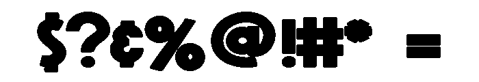 PN Maple Doughnuts Expanded Font OTHER CHARS