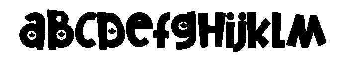 PN Maple Doughnuts Leaf FONT