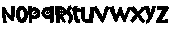 PN Maple Doughnuts Leaf Font LOWERCASE