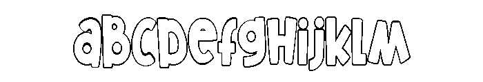 PN Maple Doughnuts Outline Condensed FONT