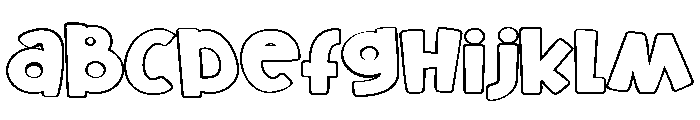 PN Maple Doughnuts Outline Expanded FONT
