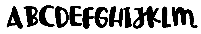 PN Maple Syrup Bold Font UPPERCASE