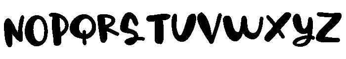 PN Maple Syrup Bold Font UPPERCASE