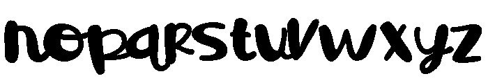 PN Maple Syrup Bold Font LOWERCASE