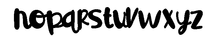 PN Maple Syrup Condensed Bold Font LOWERCASE