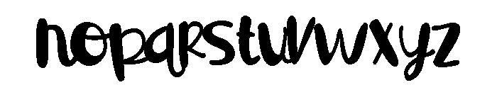 PN Maple Syrup Condensed Font LOWERCASE