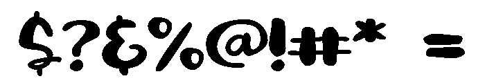 PN Maple Syrup Expanded Font OTHER CHARS
