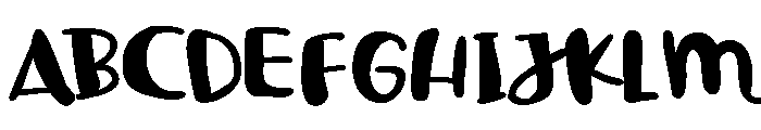 PN Maple Syrup Expanded Font UPPERCASE