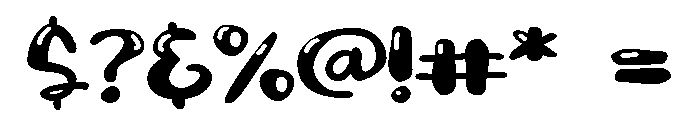 PN Maple Syrup Glow Expanded Font OTHER CHARS