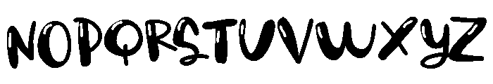 PN Maple Syrup Glow Font UPPERCASE