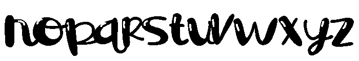 PN Maple Syrup Glow Font LOWERCASE