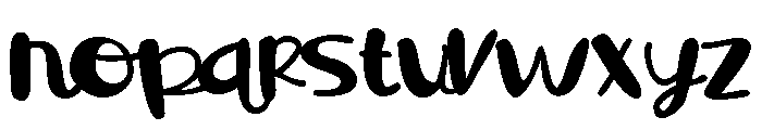 PN Maple Syrup Font LOWERCASE