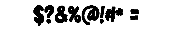 PN Marshmallow Fluff Condensed Font OTHER CHARS
