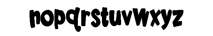 PN Marshmallow Fluff Condensed Font LOWERCASE