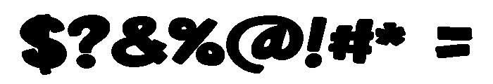 PN Marshmallow Fluff Expanded Font OTHER CHARS